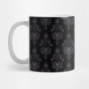 Creepy Wallpaper, Dusty Purple / Grey Mug